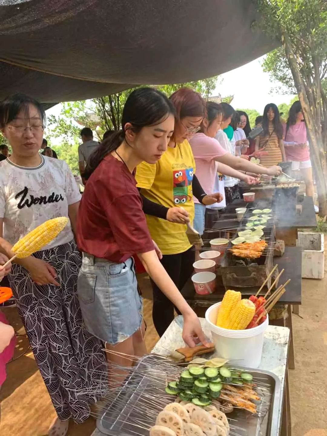 巨精團建 | 打卡后官湖濕地公園，頂住高溫出來燒烤的都是真愛呀~